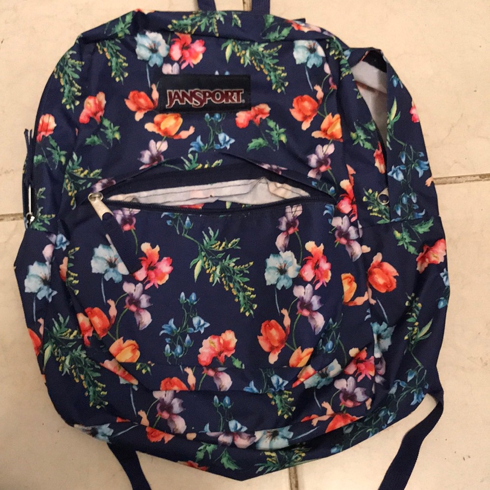 Floral Jansport Backpack